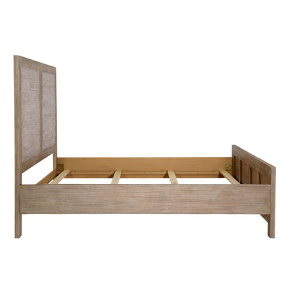 Henry & Mason - Niva Solid Pine Wood Queen Bed in Light Warm Wash Finish - DV7201 veiw 3