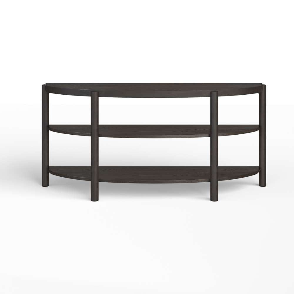 Henry & Mason - Norestone Black Demilune Sofa Table - AFA00280 view 1