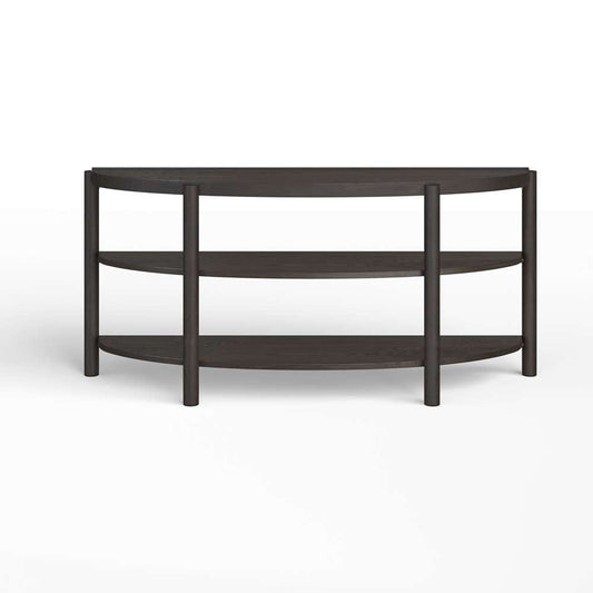 Henry & Mason - Norestone Black Demilune Sofa Table - AFA00280 view 1