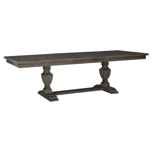 Henry & Mason - North Meadow Trestle Table Set in Havana Brown - AFA04062 view 1