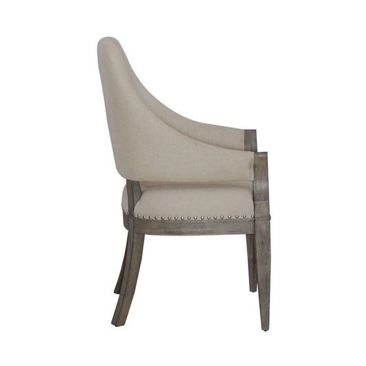 Henry & Mason - North Meadow Uph Arm Chair (RTA) in Havana Brown - AFA04053 view 2
