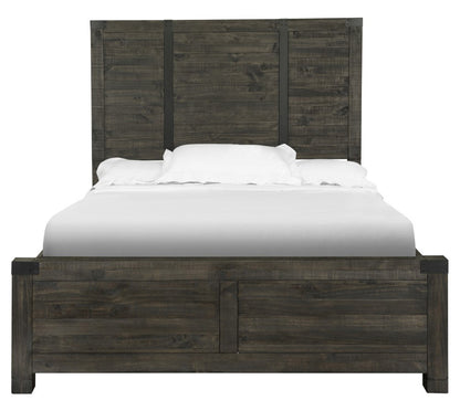 Henry & Mason - Northgate Cal. King Panel Bed in Weathered Charcoal - AFA00004 view 1