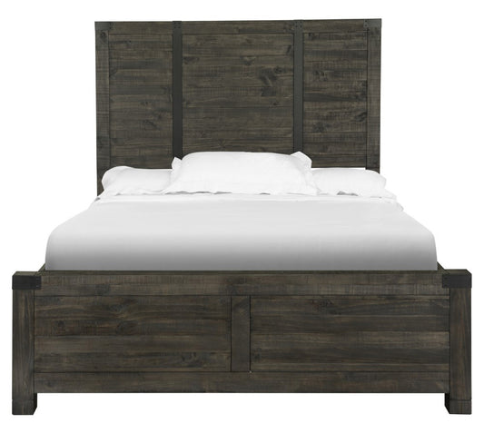 Henry & Mason - Northgate Cal. King Panel Bed in Weathered Charcoal - AFA00004 view 1