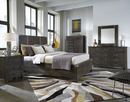 Henry & Mason - Northgate Cal. King Panel Bed in Weathered Charcoal - AFA00004 view 3