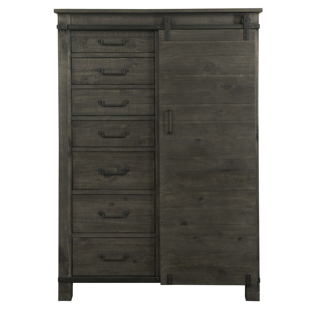 Henry & Mason - Northgate Door Chest in Weathered Charcoal - AFA00006 view 1