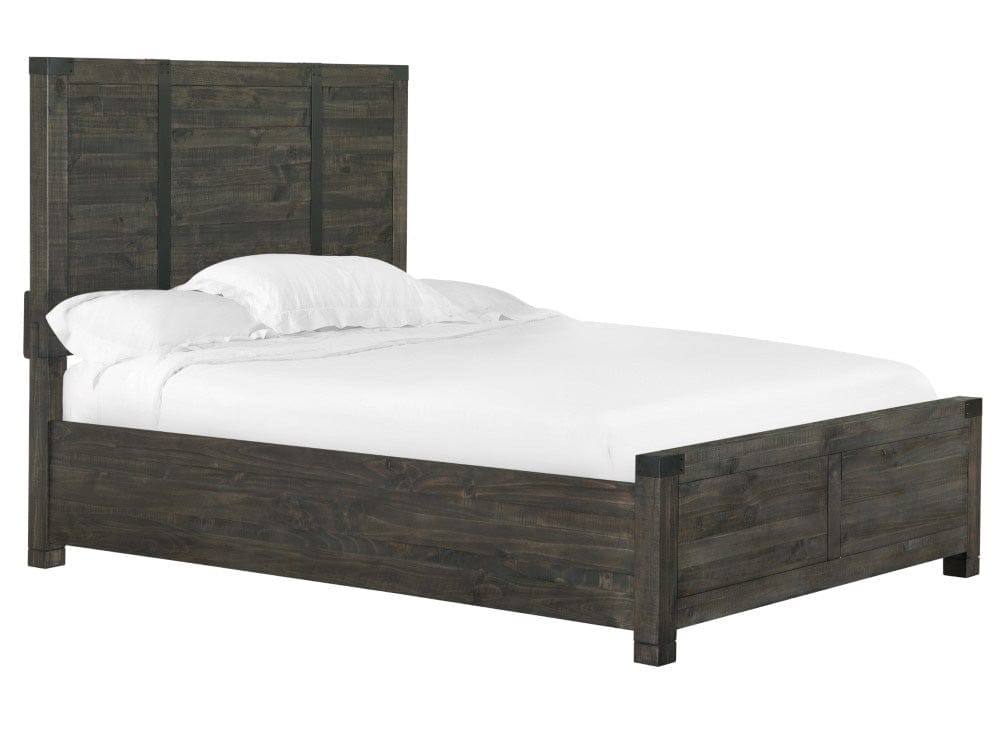 Henry & Mason - Northgate Queen Panel Bed in Weathered Charcoal - AFA00012 view 2