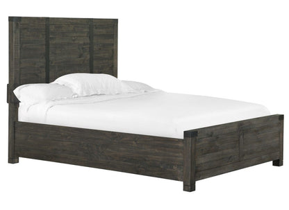 Henry & Mason - Northgate Queen Panel Bed in Weathered Charcoal - AFA00012 view 2