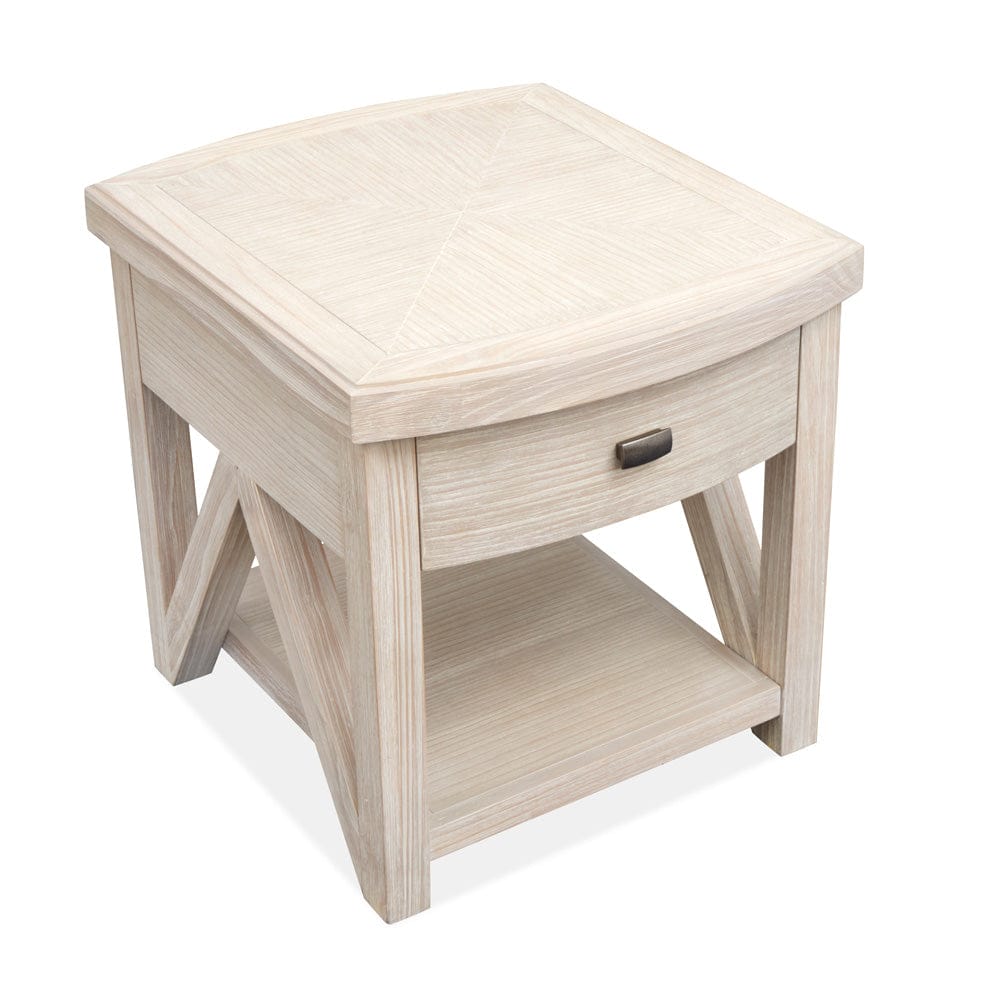 Henry & Mason  -  Norwick Coconut Cream Rectangular End Table  - AFA00789 view 4