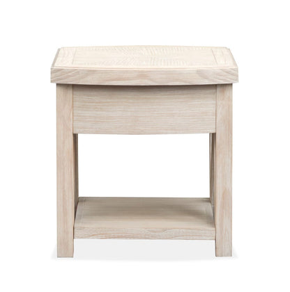 Henry & Mason  -  Norwick Coconut Cream Rectangular End Table  - AFA00789 view 6