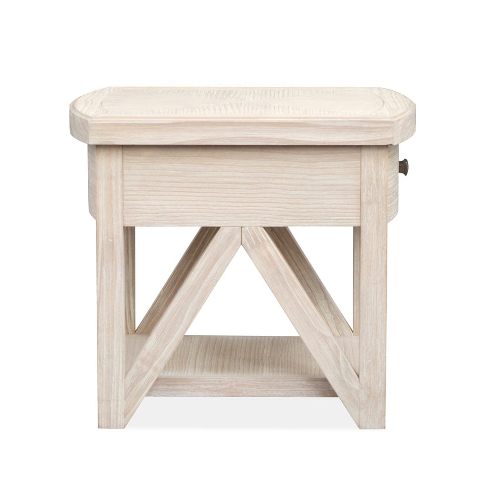Henry & Mason  -  Norwick Coconut Cream Rectangular End Table  - AFA00789 view 8
