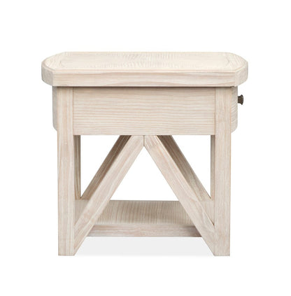 Henry & Mason  -  Norwick Coconut Cream Rectangular End Table  - AFA00789 view 8