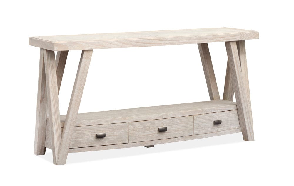 Henry & Mason  -  Norwick Coconut Cream Rectangular Sofa Table  - AFA00790 view 1