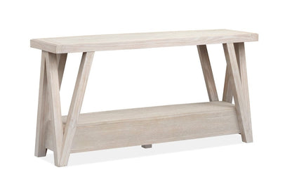 Henry & Mason  -  Norwick Coconut Cream Rectangular Sofa Table  - AFA00790 view 2