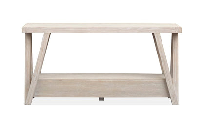 Henry & Mason  -  Norwick Coconut Cream Rectangular Sofa Table  - AFA00790 view 4