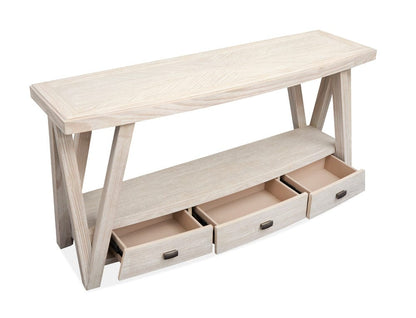 Henry & Mason  -  Norwick Coconut Cream Rectangular Sofa Table  - AFA00790 view 5