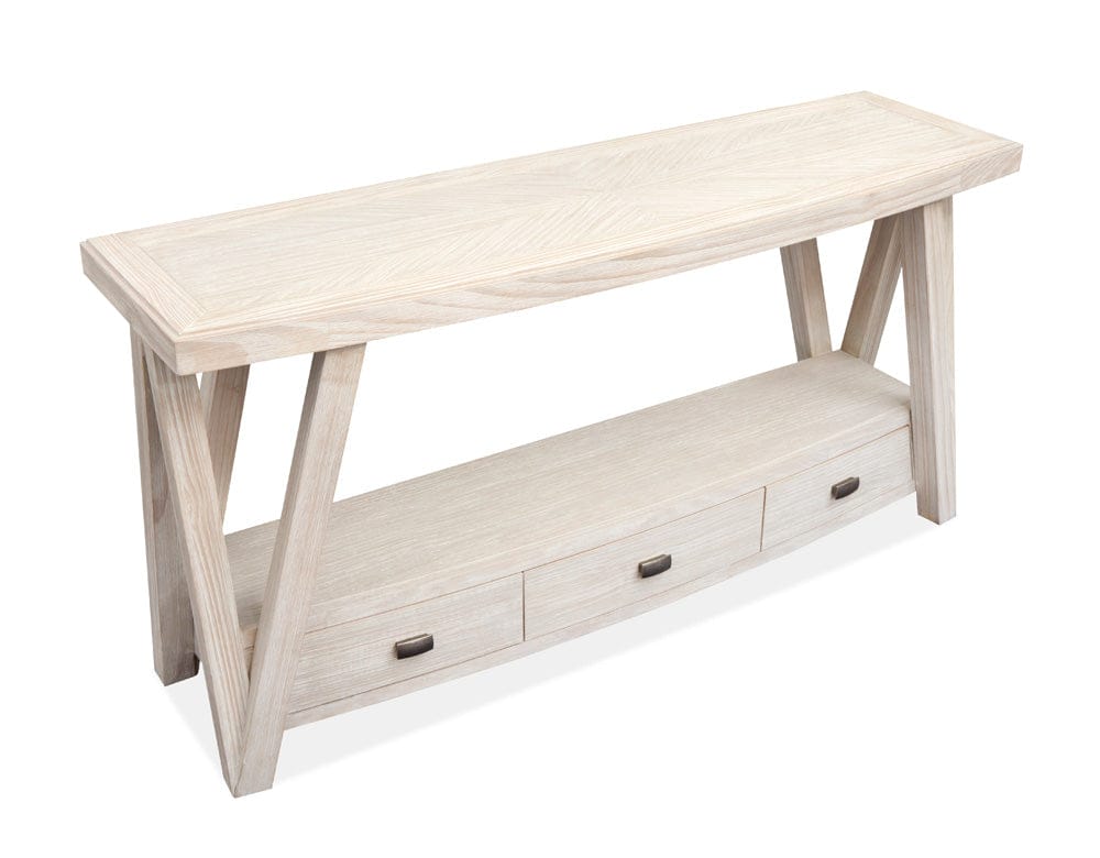 Henry & Mason  -  Norwick Coconut Cream Rectangular Sofa Table  - AFA00790 view 6