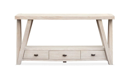 Henry & Mason  -  Norwick Coconut Cream Rectangular Sofa Table  - AFA00790 view 7