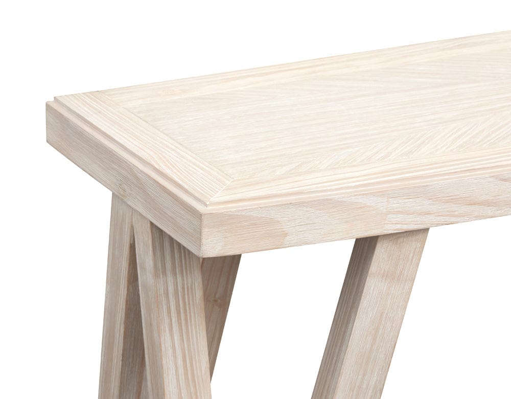 Henry & Mason  -  Norwick Coconut Cream Rectangular Sofa Table  - AFA00790 view 10