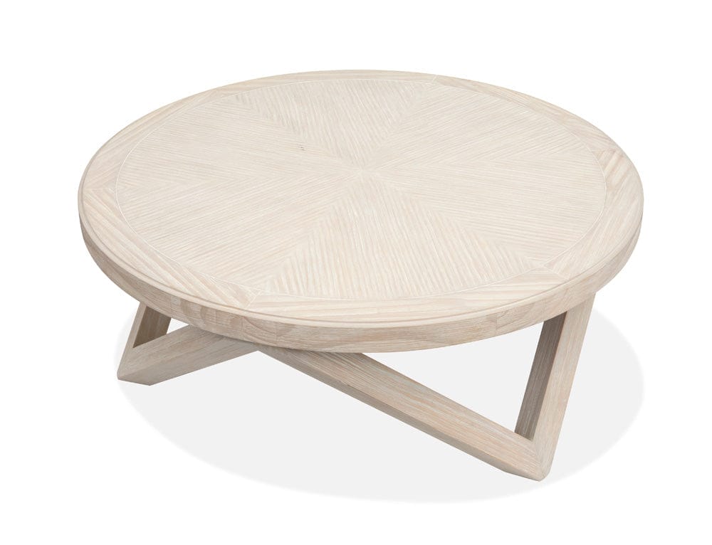 Henry & Mason  -  Norwick Coconut Cream Round Cocktail Table  - AFA00791 view 2