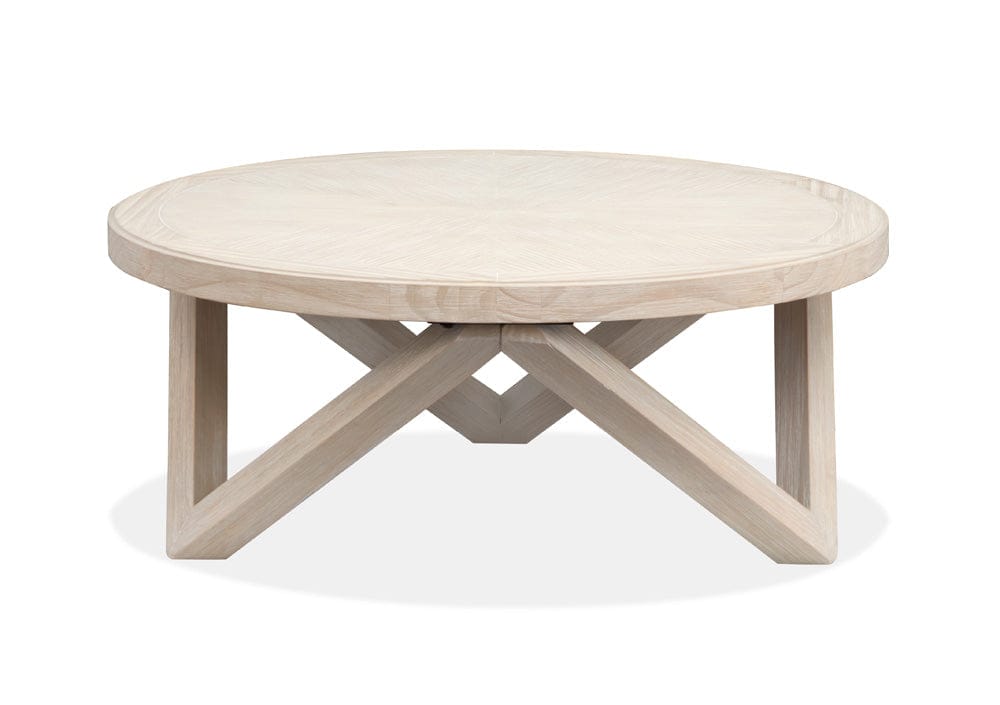 Henry & Mason  -  Norwick Coconut Cream Round Cocktail Table  - AFA00791 view 4