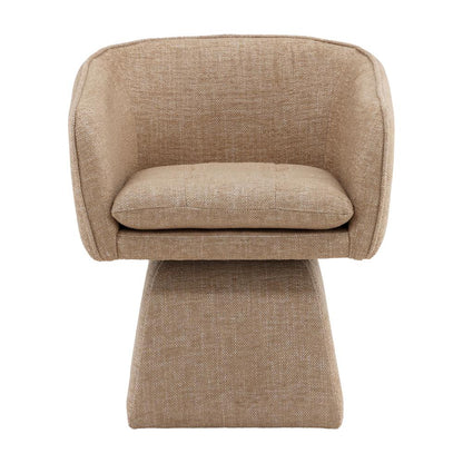 Henry & Mason - Osidia Hardwood Accent Chair In Camel Basketweave Performance Fabric - DV7412 veiw 2