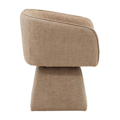 Henry & Mason - Osidia Hardwood Accent Chair In Camel Basketweave Performance Fabric - DV7412 veiw 3