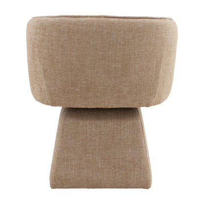 Henry & Mason - Osidia Hardwood Accent Chair In Camel Basketweave Performance Fabric - DV7412 veiw 4