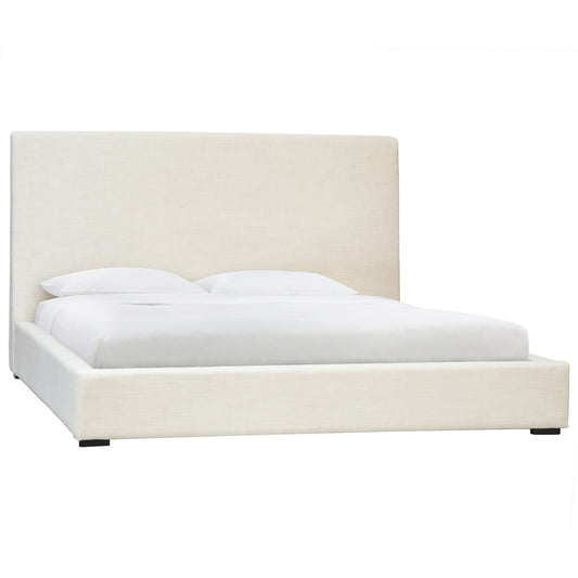 Henry & Mason - OToole Birchwood Eastern King Bed with Off White Linen Upholstery - DV7351 veiw 1
