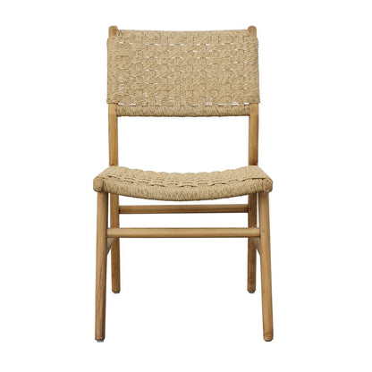 Henry & Mason - Parcell Natural Teak And Rattan Dining Chair - DV7050 veiw 2
