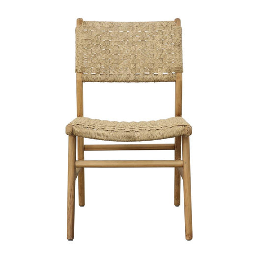 Henry & Mason - Parcell Natural Teak And Rattan Dining Chair - DV7050 veiw 2