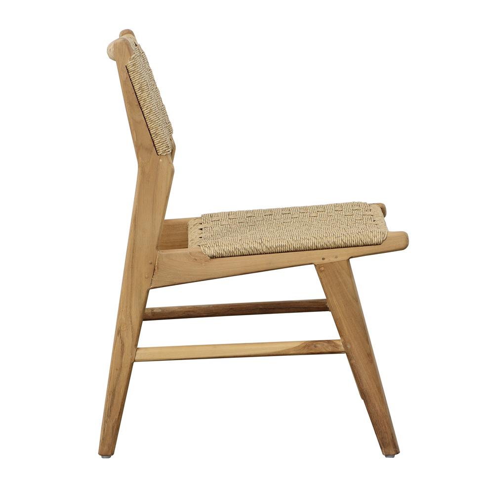 Henry & Mason - Parcell Natural Teak And Rattan Dining Chair - DV7050 veiw 3