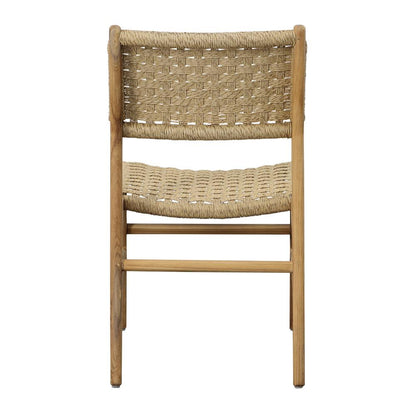 Henry & Mason - Parcell Natural Teak And Rattan Dining Chair - DV7050 veiw 4