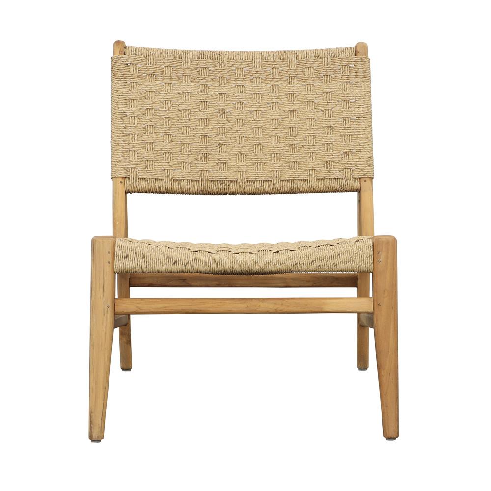 Henry & Mason - Parcell Natural Teak And Rattan Occasional Chair - DV7049 veiw 2