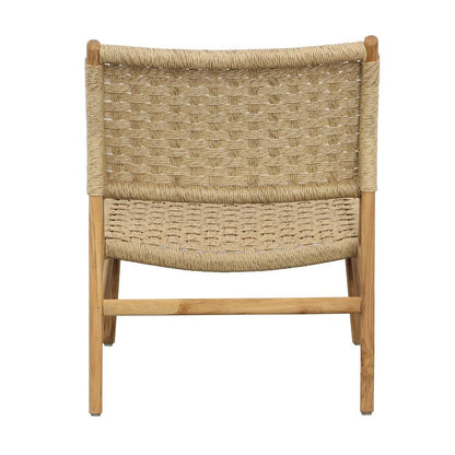 Henry & Mason - Parcell Natural Teak And Rattan Occasional Chair - DV7049 veiw 4