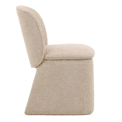 Henry & Mason - Paxira Upholstered Dining Chair in Sand Performance Fabric - DV7402 veiw 3