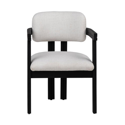 Henry & Mason - Pendrol Black Mindi Wood with Off White Performance Fabric - DV7122 veiw 2