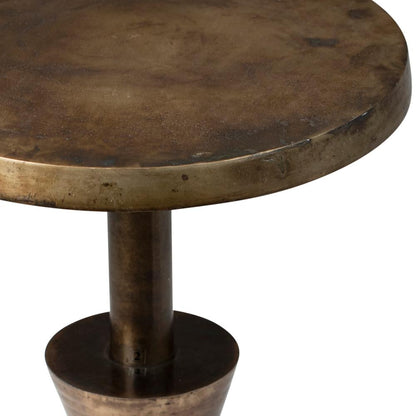 Henry & Mason - Penn Cast Aluminum Side Table in Antique Brass - DV7807 veiw 4