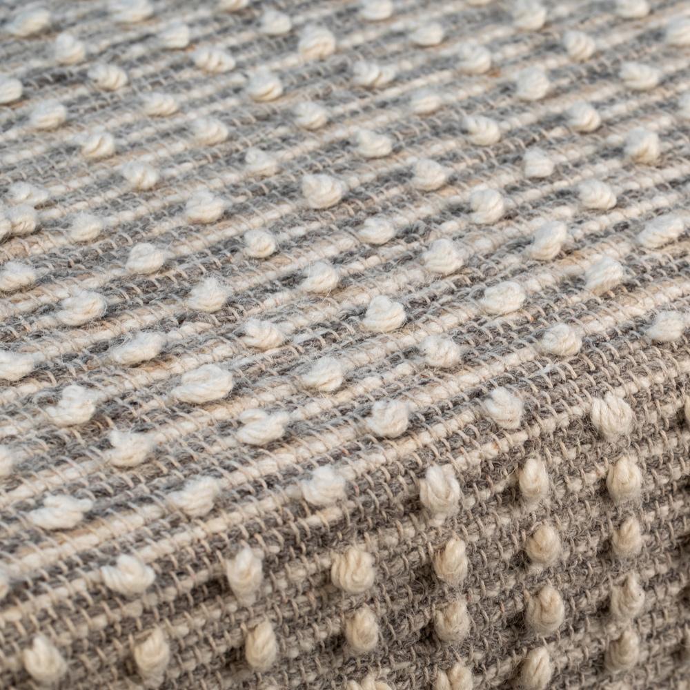 Henry & Mason - Peralta Eucalyptus Wood Bench with Handwoven Natural Wool Upholstery - DV7560 veiw 4