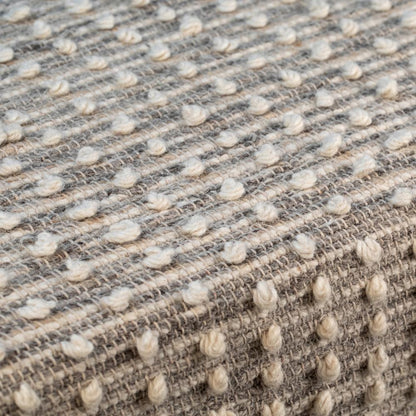 Henry & Mason - Peralta Eucalyptus Wood Bench with Handwoven Natural Wool Upholstery - DV7560 veiw 4