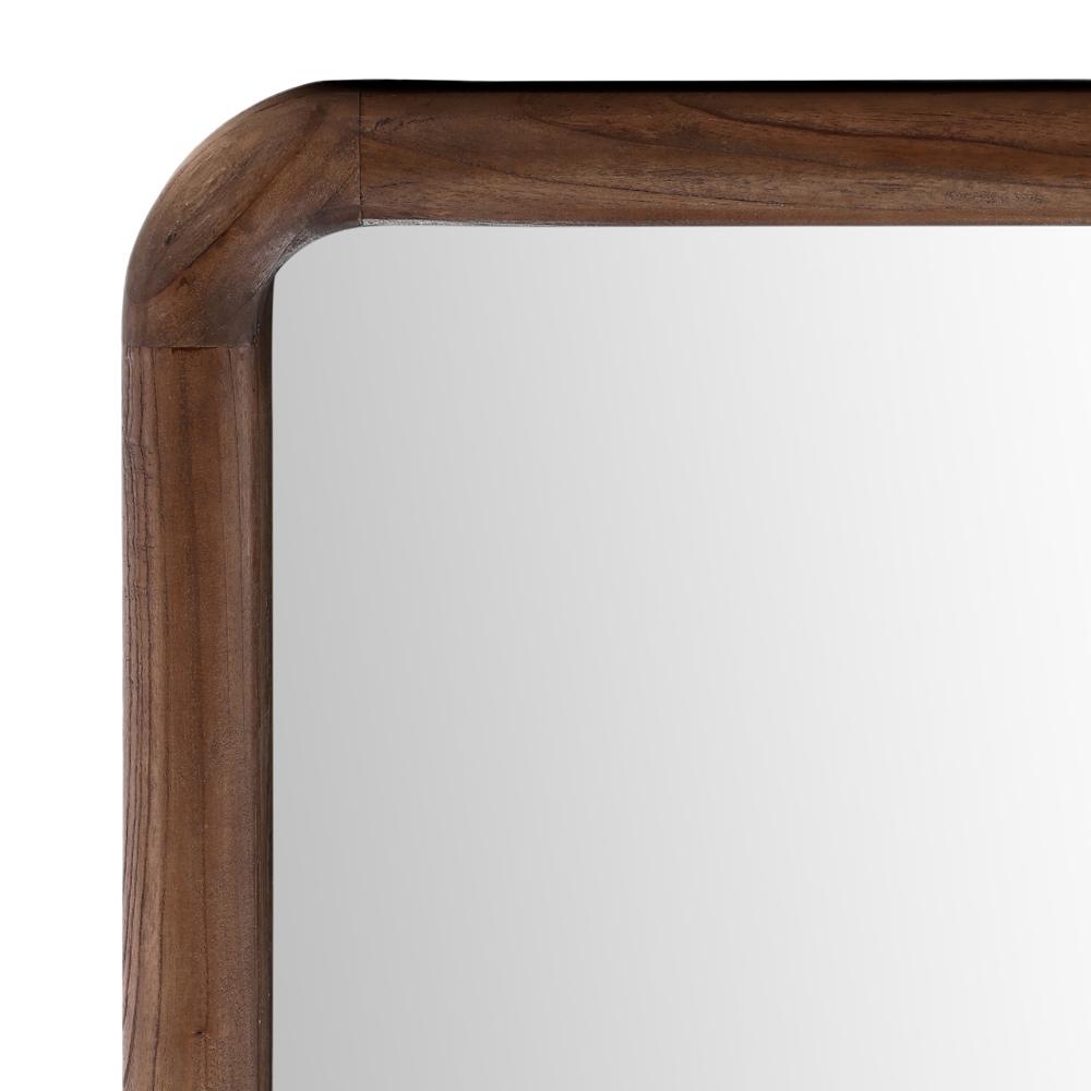 Henry & Mason - Perth 38in Brown Mindi Wood Framed Wall Hanging Mirror - DV7557 veiw 2
