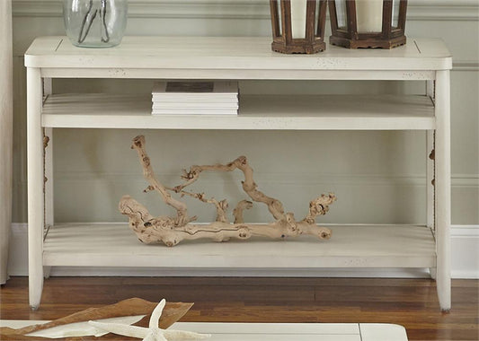 Henry & Mason - Pier Front Sofa Table in White - AFA02835 view 1