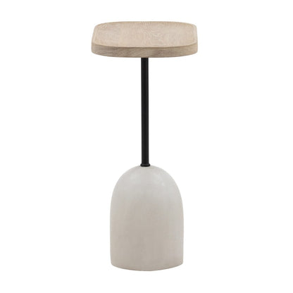 Henry & Mason - Pinkstle Light Natural Oak and Black Iron End Table - DV7077 veiw 3