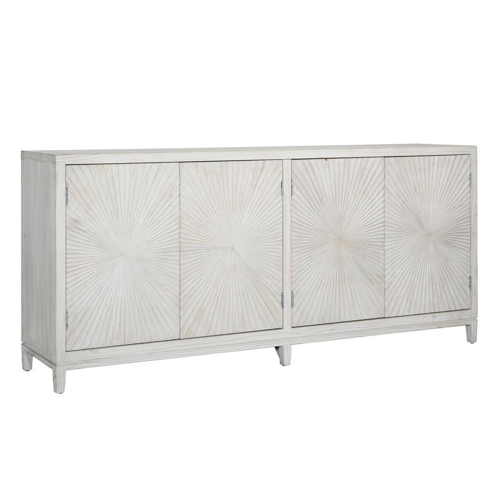 Henry & Mason - Plaza 79in Whitewashed Pine Wood Sideboard - DV7071 veiw 1