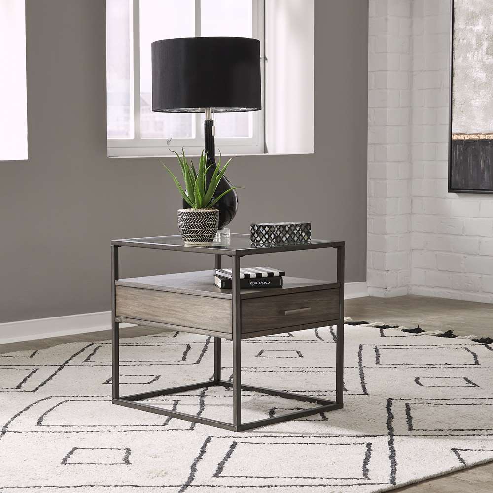 Henry & Mason - Plymouth End Table in Tobacco - AFA03241 view 1