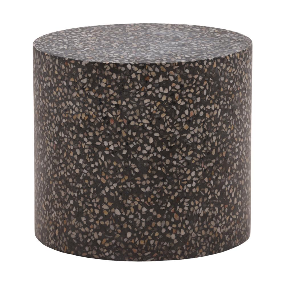 Henry & Mason - Plymouth Terrazzo Outdoor Side Table in Black - DV7146 veiw 1