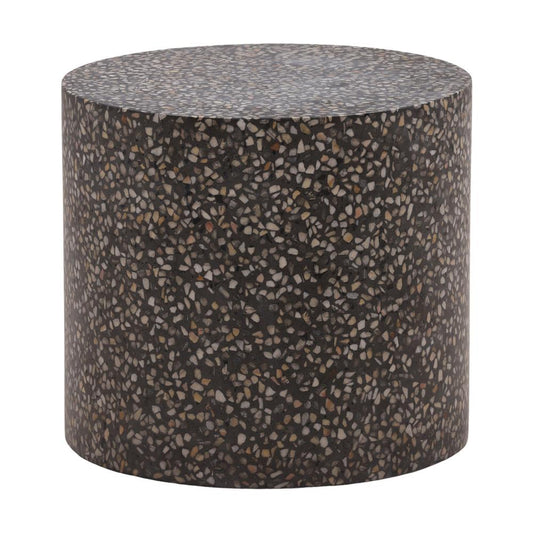Henry & Mason - Plymouth Terrazzo Outdoor Side Table in Black - DV7146 veiw 1