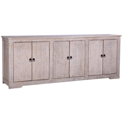 Henry & Mason - Polina 83in Six Door Reclaimed Pine Wood Sideborad in Light Warm Wash Finish - DV7430 veiw 1