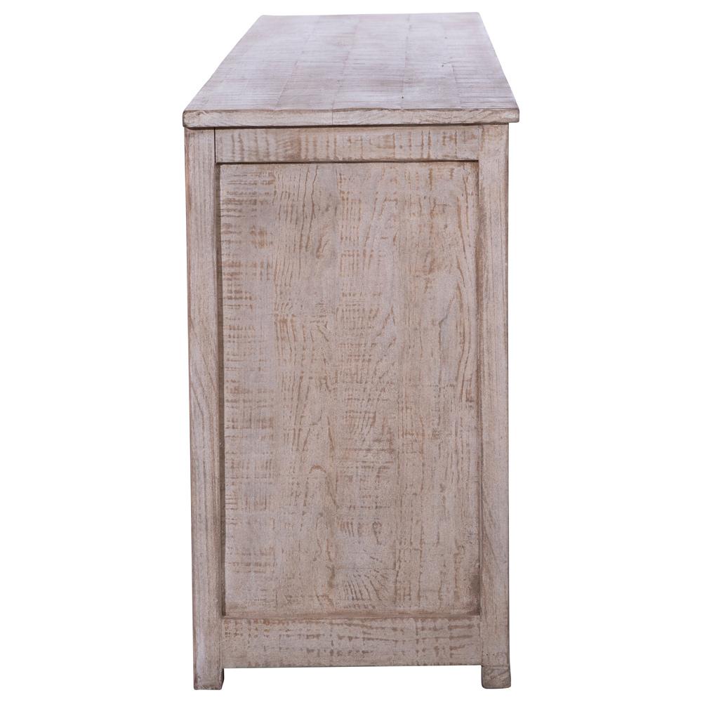 Henry & Mason - Polina 83in Six Door Reclaimed Pine Wood Sideborad in Light Warm Wash Finish - DV7430 veiw 3