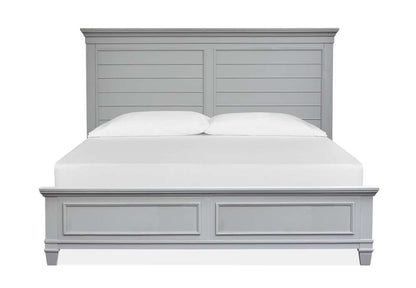 Henry & Mason - Portmere Complete King Panel Bed Grey - AFA00172 view 1