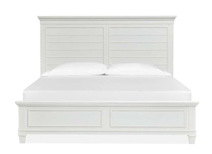 Henry & Mason - Portmere Complete King Panel Bed White - AFA00173 view 1